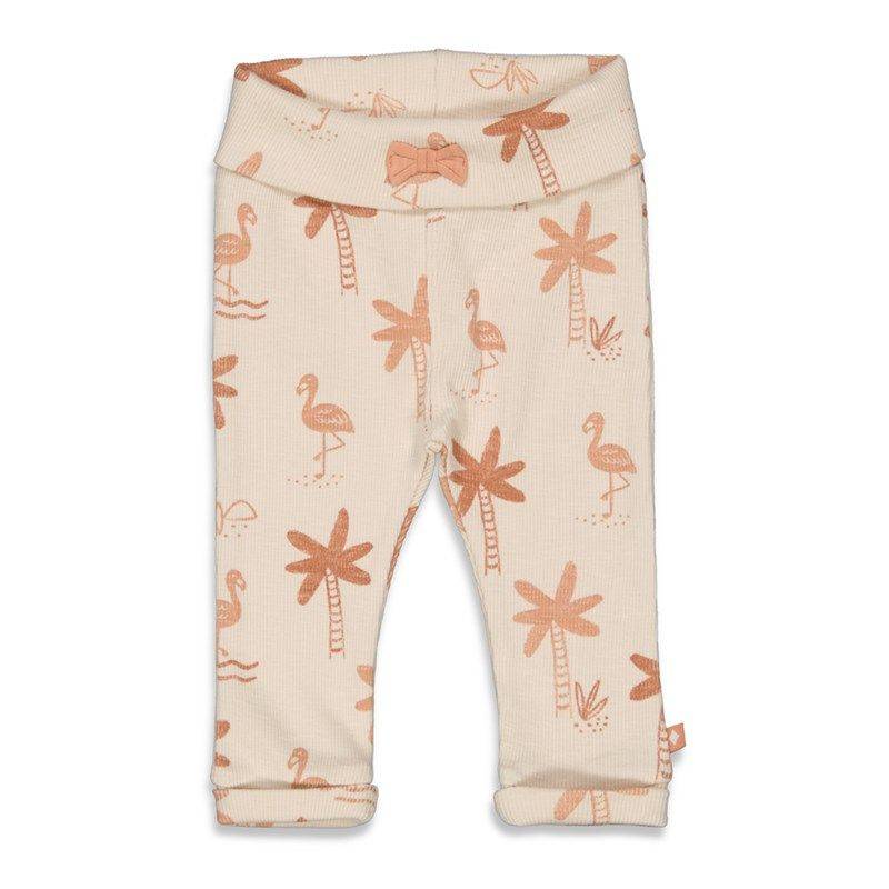 Feetje - Flamingo Hose Mädchen Sommer offwhite von Feetje