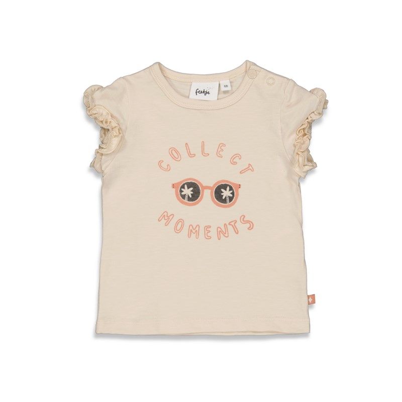 Feetje - Flamingo T-Shirt Mädchen Sommer offwhite von Feetje