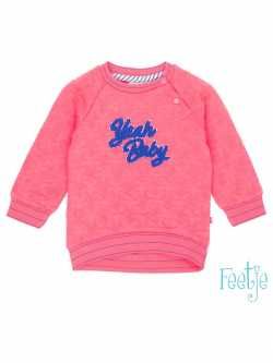 Feetje Girls rule Sweater warm coral von Feetje