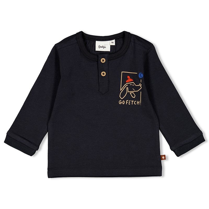Feetje Go fetch Longsleeve Junge Winter anthracite von Feetje