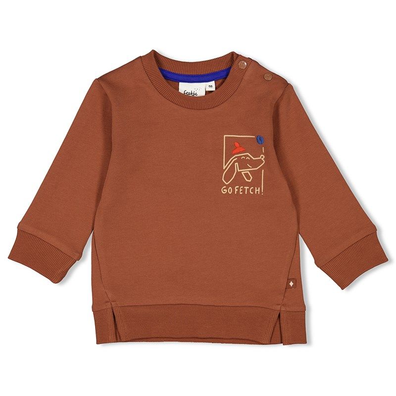 Feetje Go fetch Sweater Junge Winter brown von Feetje