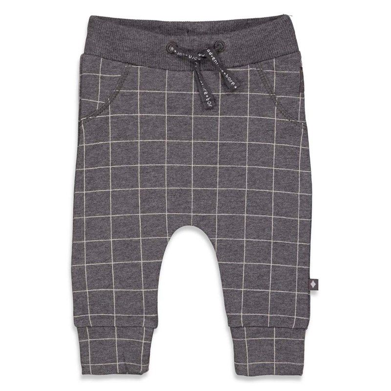 Feetje Griddly bear Karohose anthracite melange von Feetje