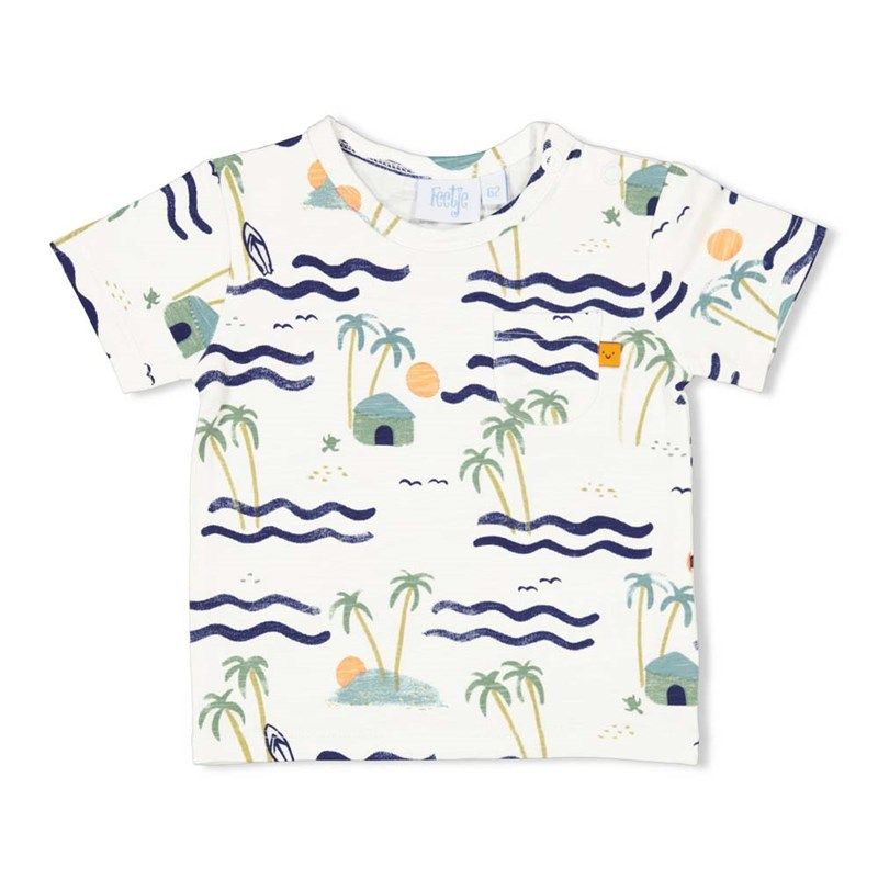 Feetje Here comes the fun T-Shirt white Junge Sommer von Feetje