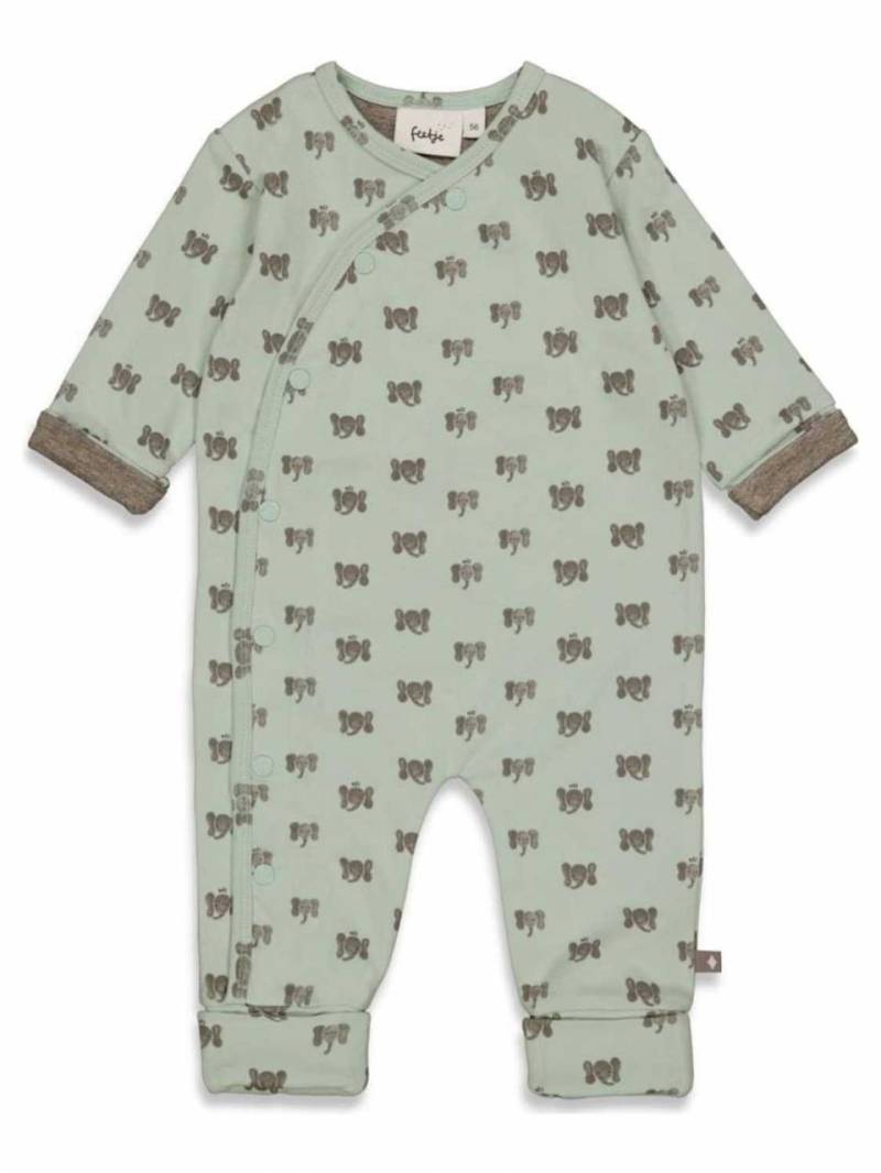 Feetje Hi Elephant Junge Schlafanzug Overall Winter mint von Feetje