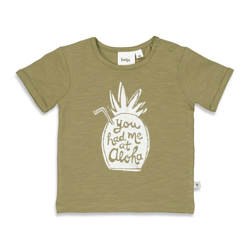 Feetje - Hi Hello Aloha T-Shirt Sommer Junge green von Feetje