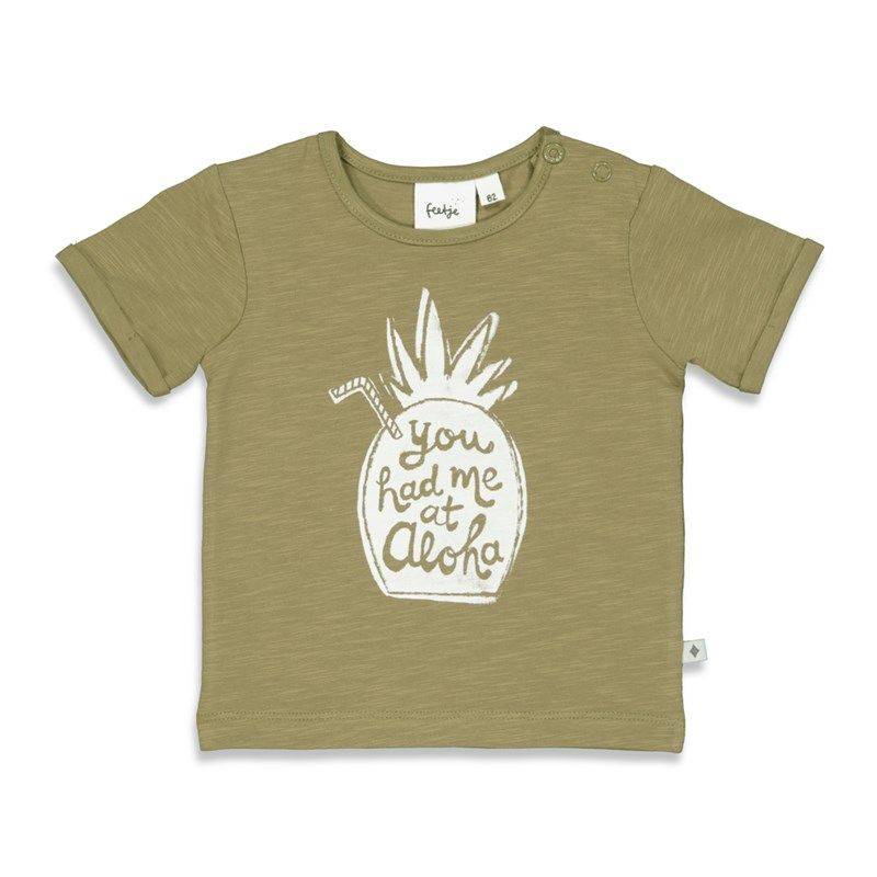 Feetje - Hi Hello Aloha T-Shirt Sommer Junge green von Feetje