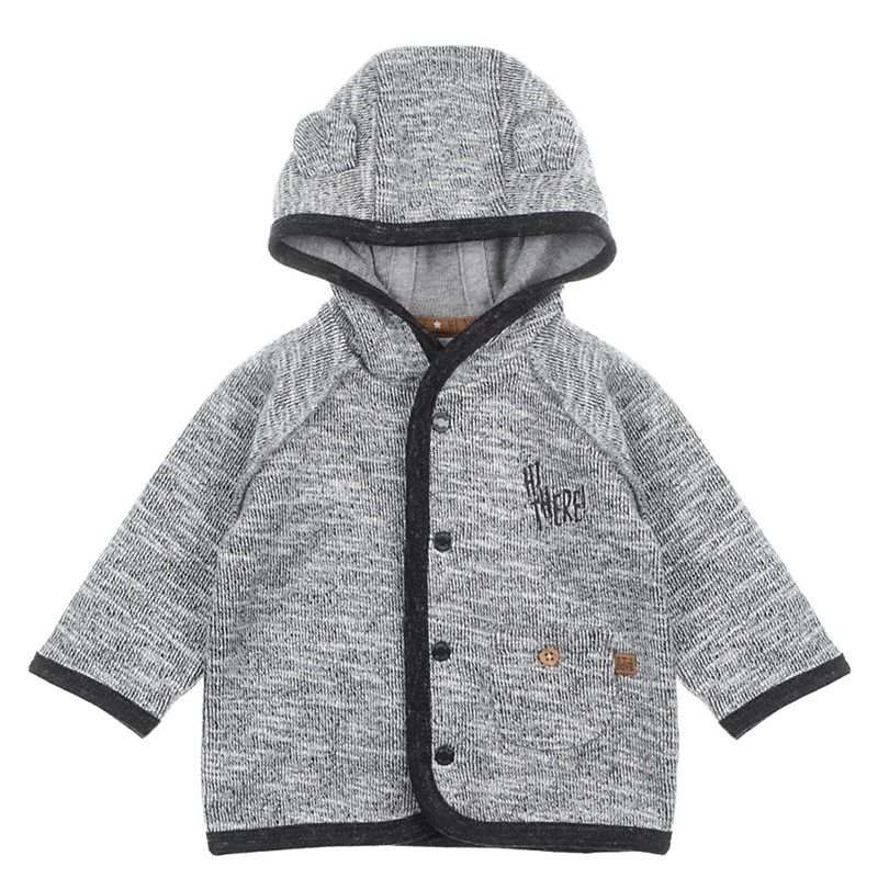 Feetje Hi There Jacke mit Doppelstoff Junge grau von Feetje