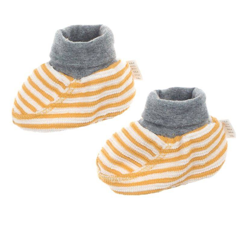 Feetje I'm new here Hausschühchen gelb von Feetje