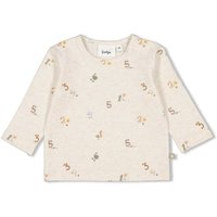 Feetje Langarmshirt Cool Family Offwhite Melange von Feetje