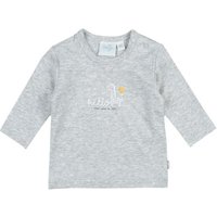 Feetje Langarmshirt Hello Sunshine Giraffe Grau Melange von Feetje