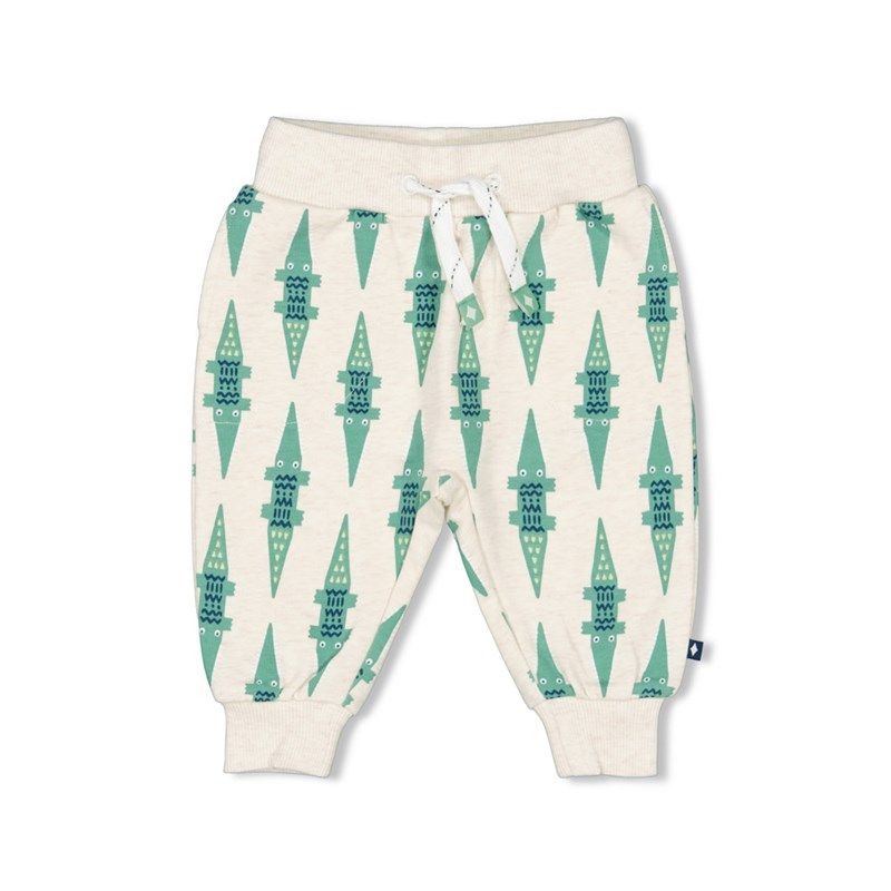 Feetje Later Gator Hose Krokodil Junge Sommer offwhite melange von Feetje