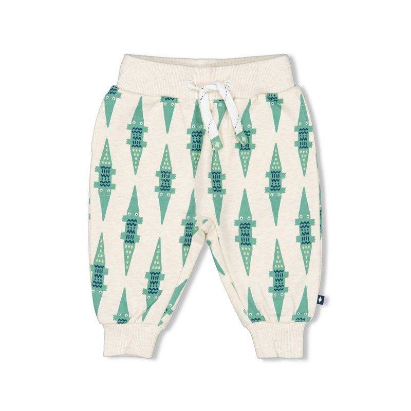 Feetje Later Gator Hose Krokodil Junge Sommer offwhite melange von Feetje