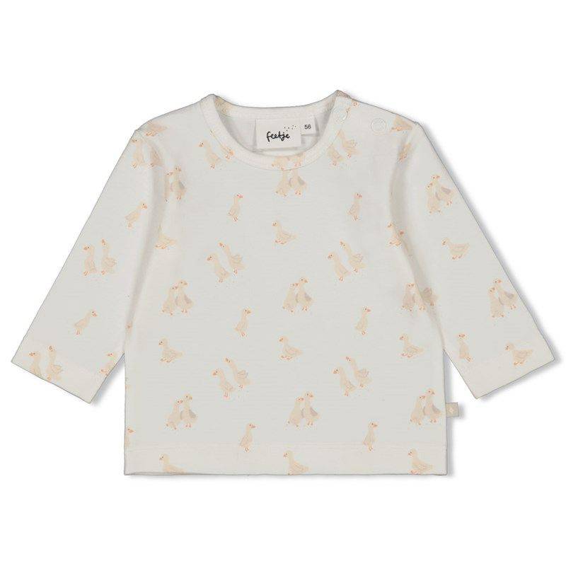 Feetje Little Duck Longsleeve unisex Junge und Mädchen offwhite von Feetje