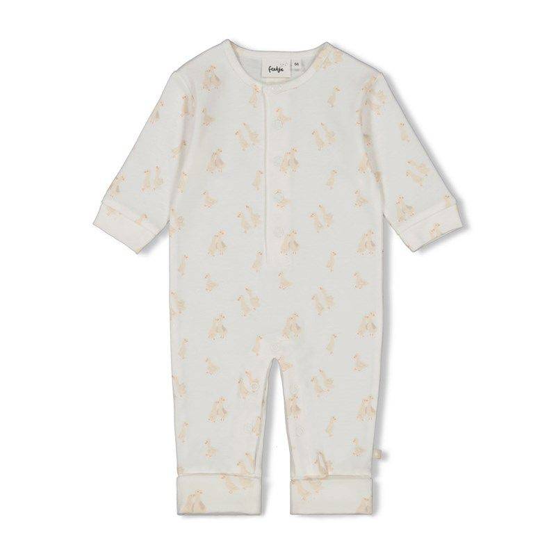 Feetje Little Duck unisex Junge und Mädchen Overall, Schlafanzug mit Klappfuß von Feetje