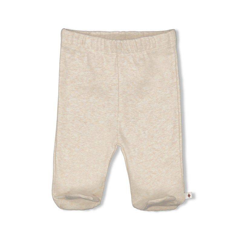 Feetje Little Forest Friends Hose mit Fuß offwhite melange Junge Winter von Feetje