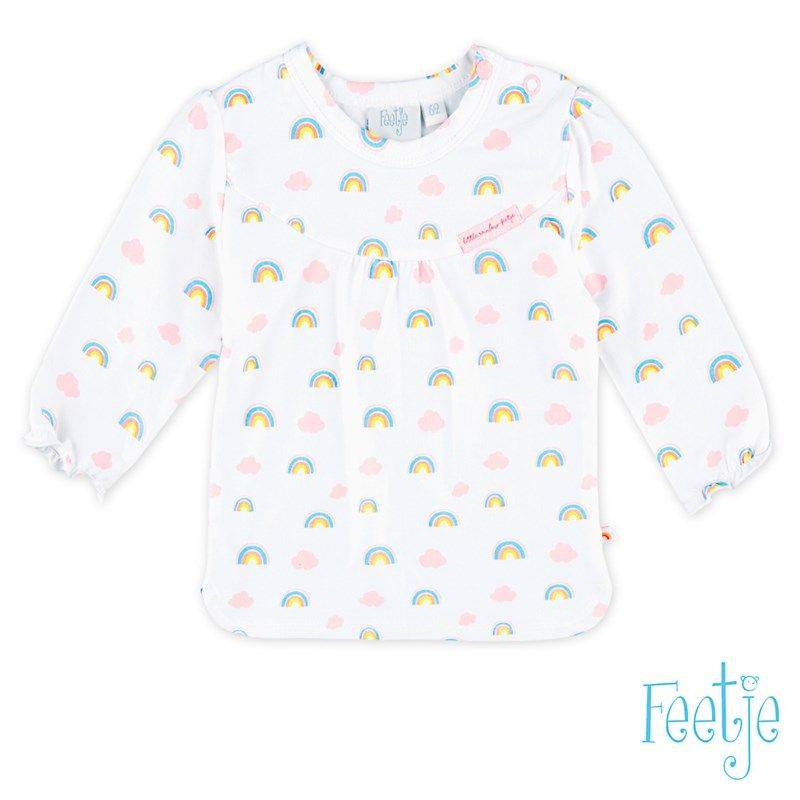 Feetje Little Rainbow Longsleeve weiß von Feetje