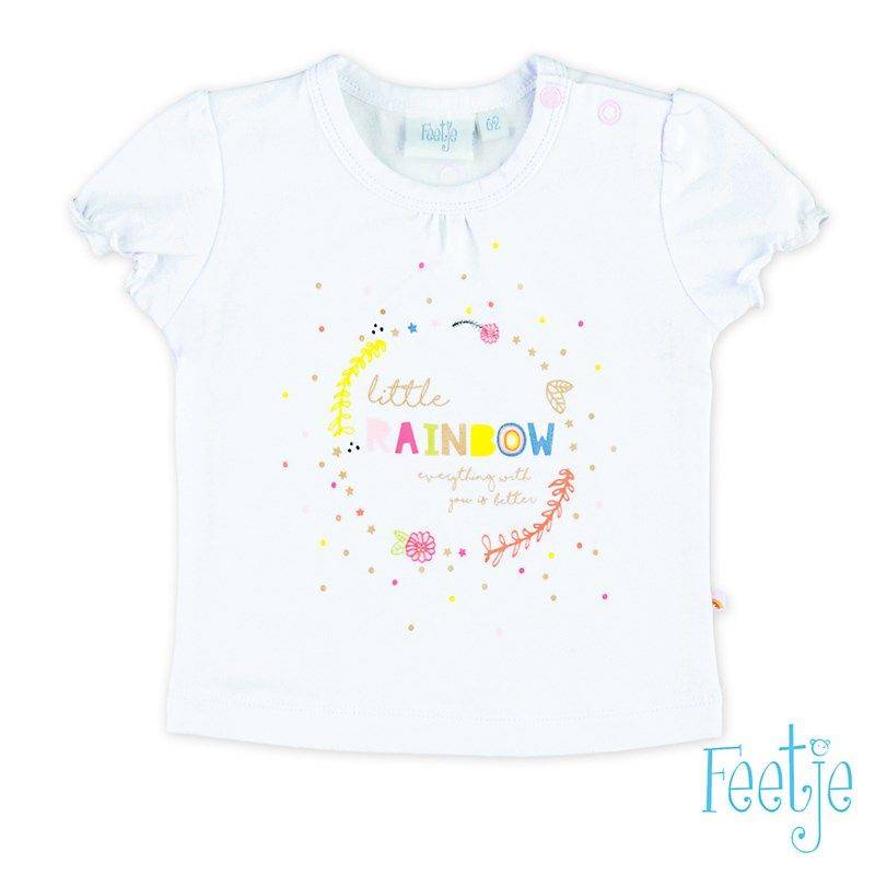 Feetje Little rainbow T-Shirt weiß von Feetje