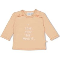 Feetje Longsleeve I Love You Hearts pfirsich von Feetje