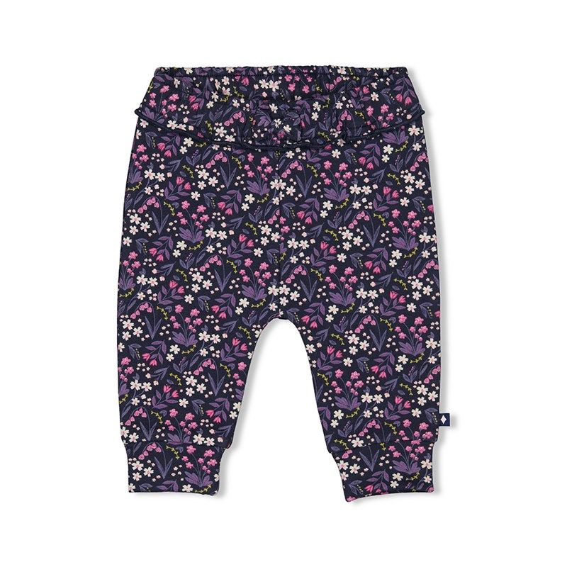 Feetje Midnight Flowers Hose Mädchen navy von Feetje