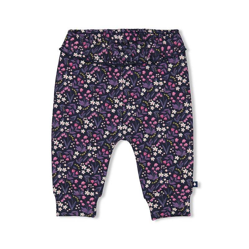 Feetje Midnight Flowers Hose Mädchen navy von Feetje