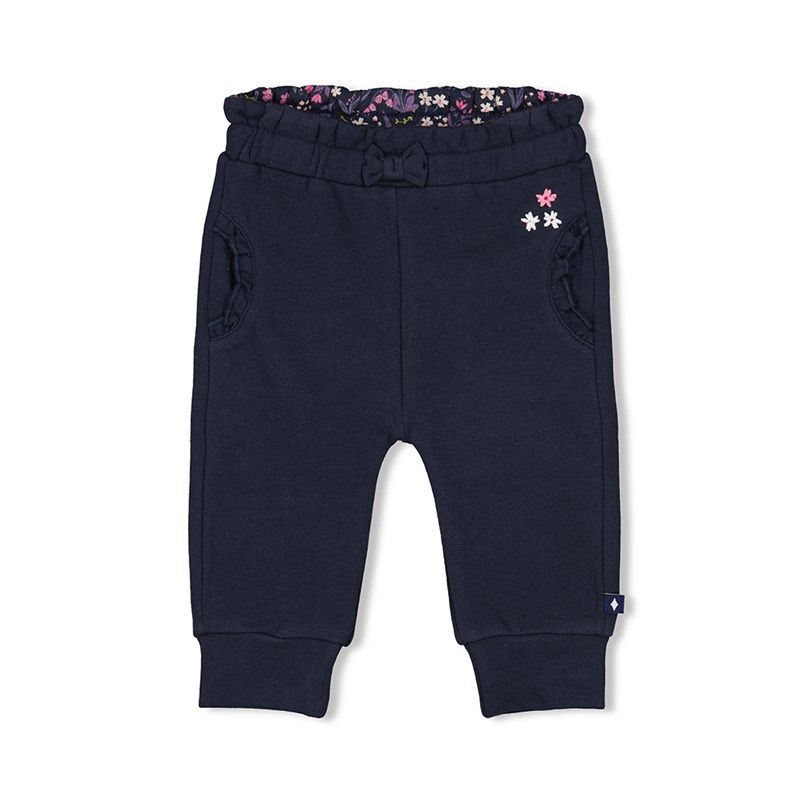Feetje Midnight Flowers Hose Mädchen navy von Feetje