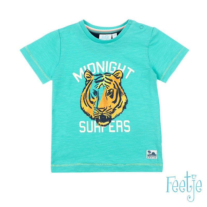 Feetje Mini Wanderer T-Shirt Junge türkis von Feetje