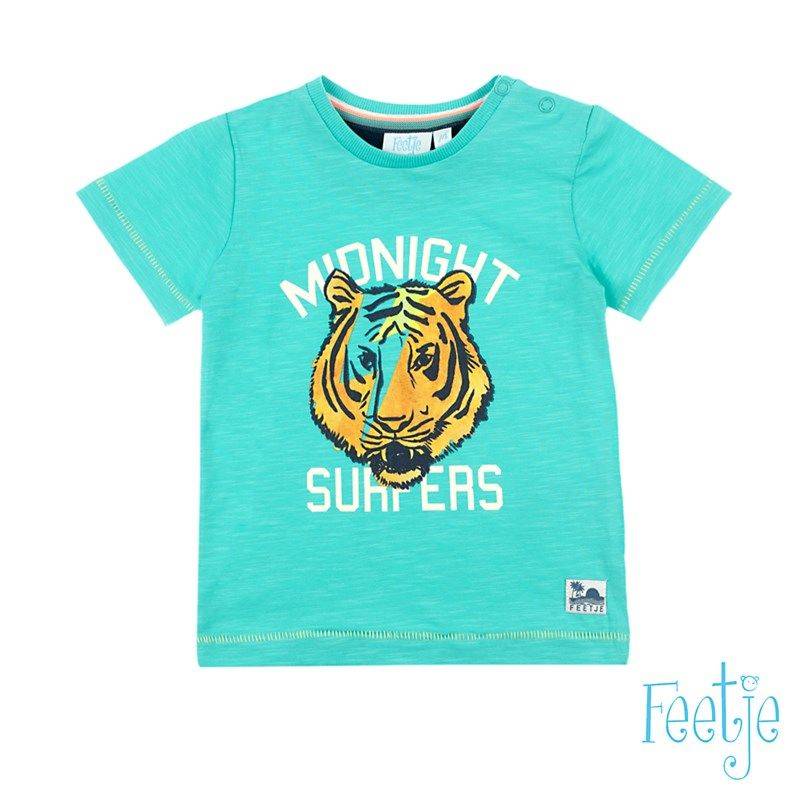 Feetje Mini Wanderer T-Shirt Junge türkis von Feetje