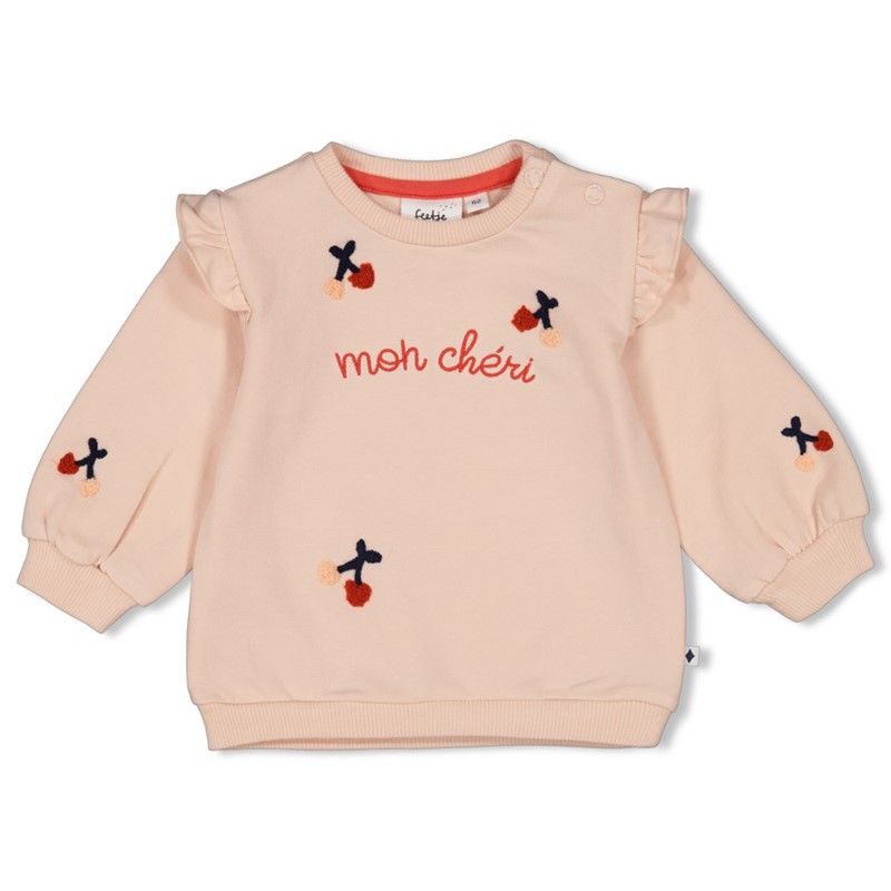 Feetje Mon Cheri Sweater Mädchen rosa mt Kirschen Sommer von Feetje