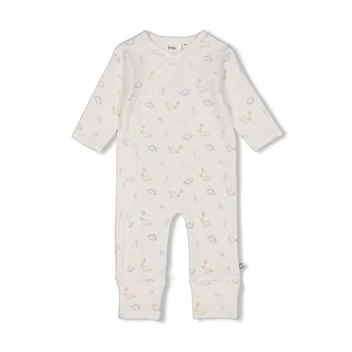 Feetje N-Baby Schlafanzug Anzug Klapfuß AOP Pears Dino-Jersey, Natur, 56 von Feetje
