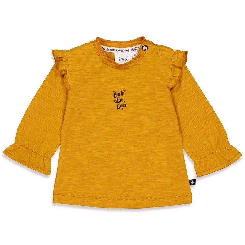 Feetje Ooh la la Longsleeve Mädchen gelb ochre Winter von Feetje