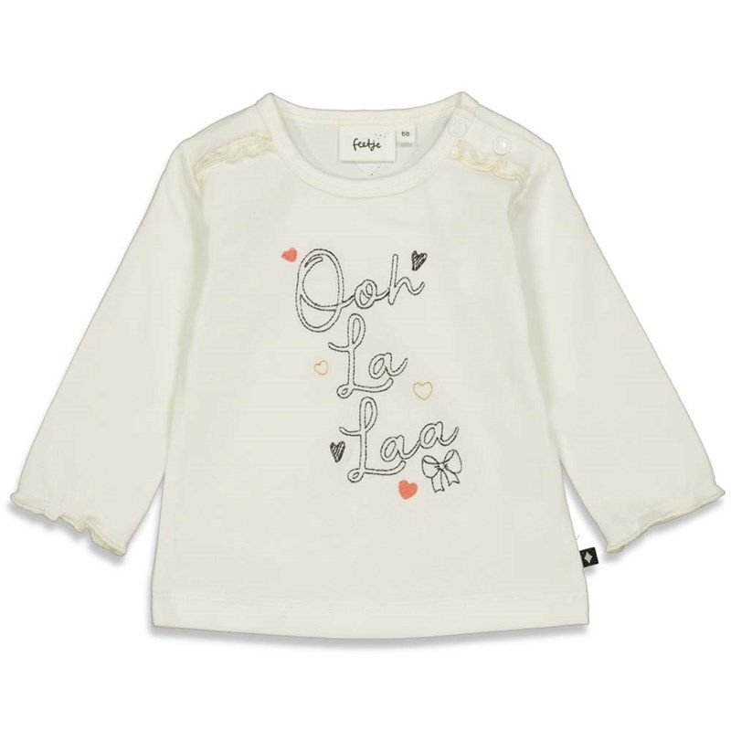 Feetje Ooh la la Longsleeve Mädchen offwhite von Feetje