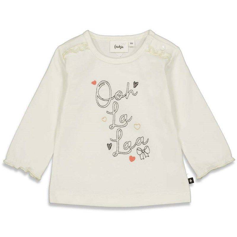 Feetje Ooh la la Longsleeve Mädchen offwhite von Feetje