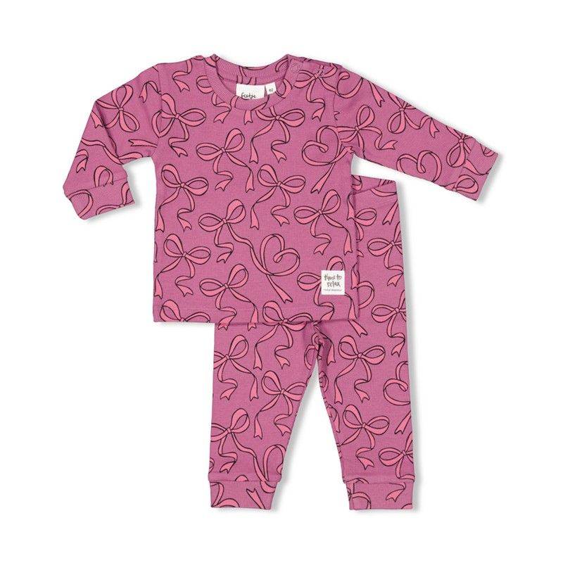 Feetje Premium Sleepwear Bibi Bow Schlafanzug Mädchen flieder lila in Geschen... von Feetje