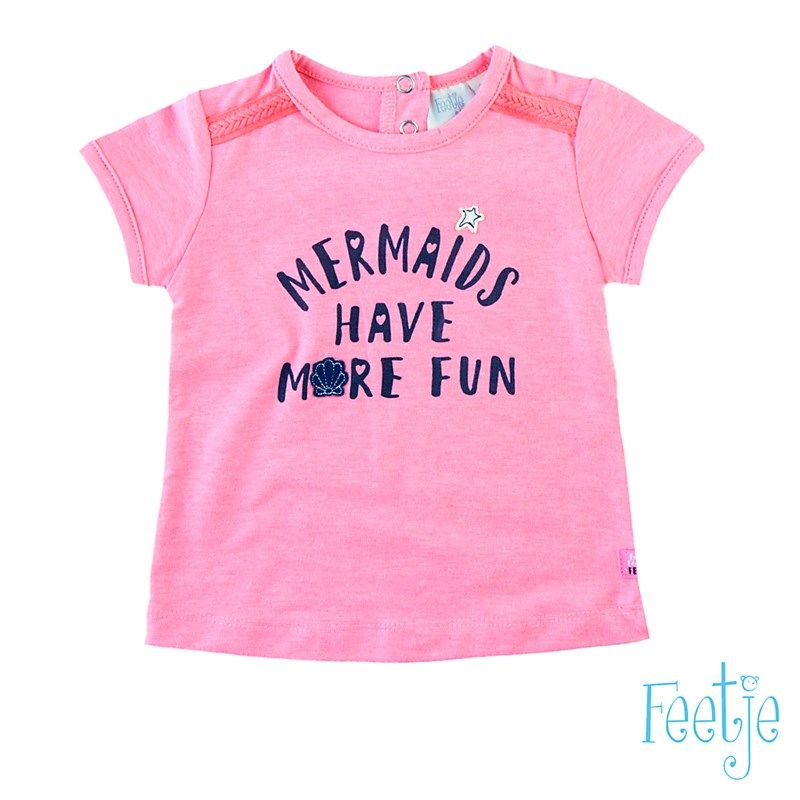 Feetje Pretty paisley T-Shirt pink von Feetje