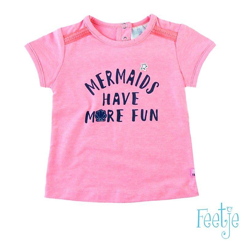 Feetje Pretty paisley T-Shirt pink von Feetje