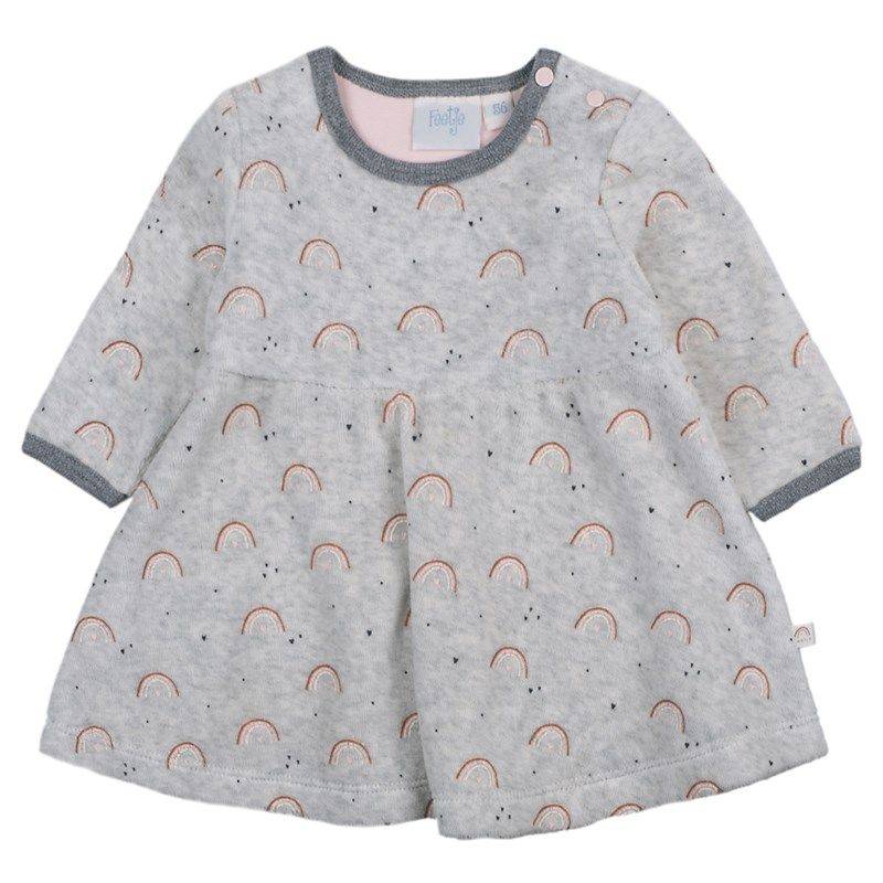 Feetje Rainbow Kleid Mädchen grau von Feetje