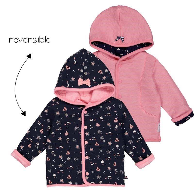 Feetje Seaside kisses Wendejacke mit Kapuze navy Sommer von Feetje