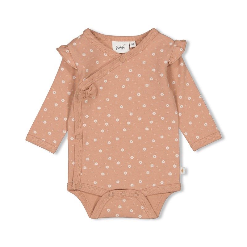 Feetje Strawberry Fields Wickelbody Body Mädchen hazelnut von Feetje