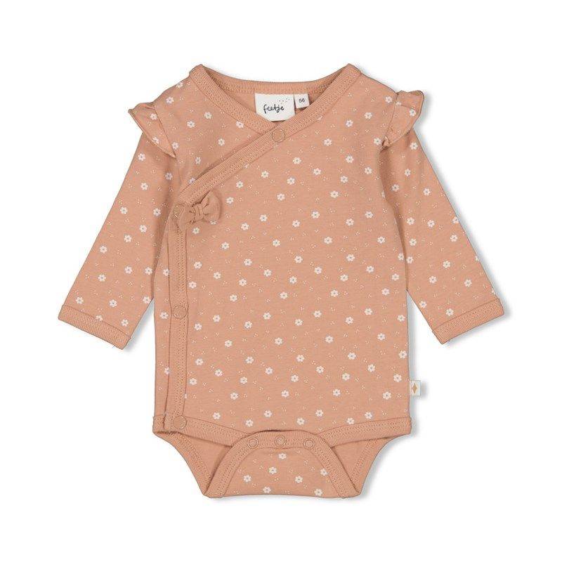 Feetje Strawberry Fields Wickelbody Body Mädchen hazelnut von Feetje