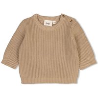 Feetje Strick Sweater The Magic is in You Taupe von Feetje