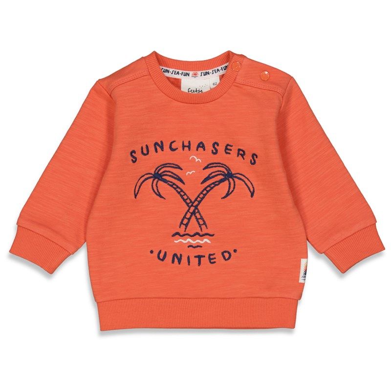 Feetje - Sun Chasers Sweater Junge Sommer orange von Feetje