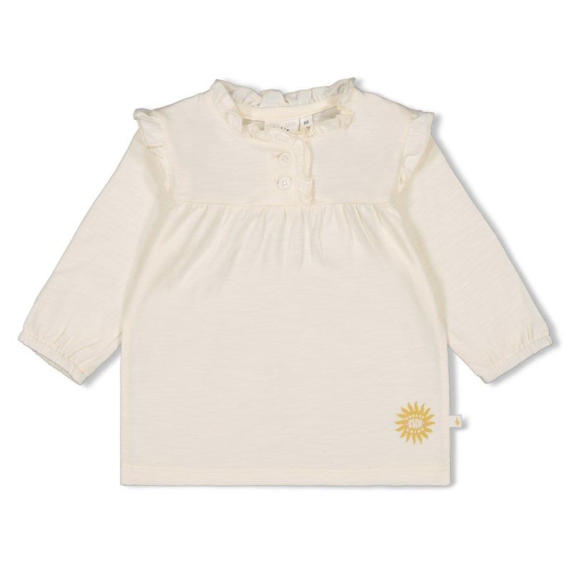Feetje Sunny love Longsleeve Rüschen Mädchen offwhite von Feetje