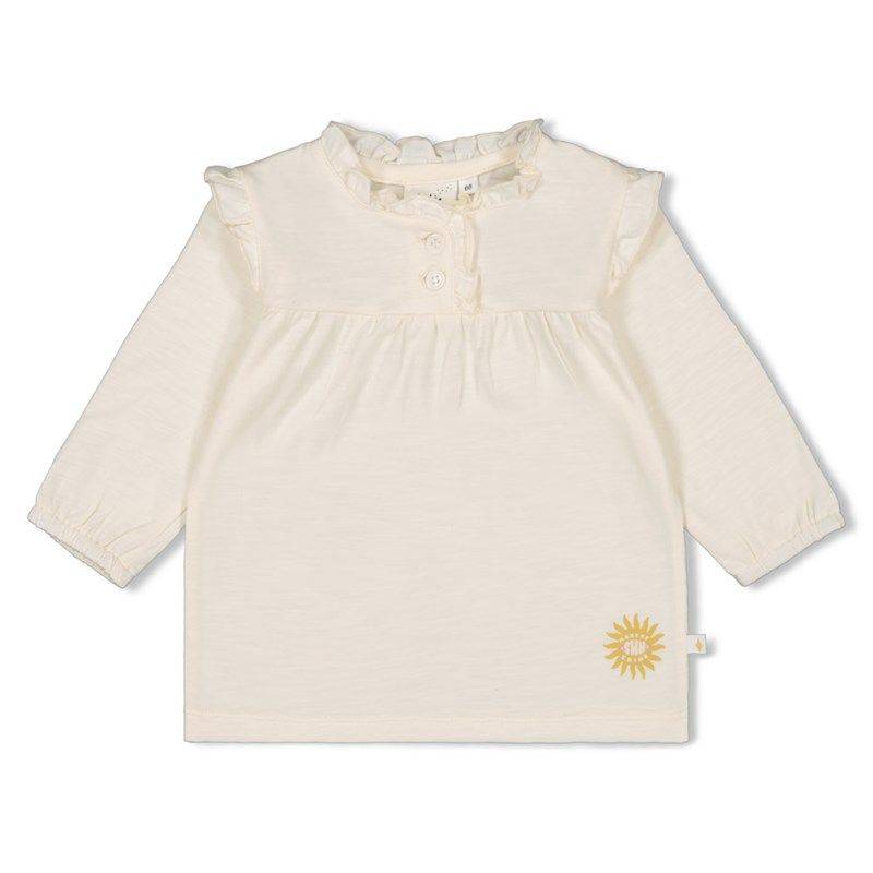 Feetje Sunny love Longsleeve Rüschen Mädchen offwhite von Feetje