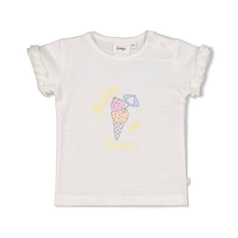 Feetje Sunshine T-Shirt Mädchen offwhite von Feetje