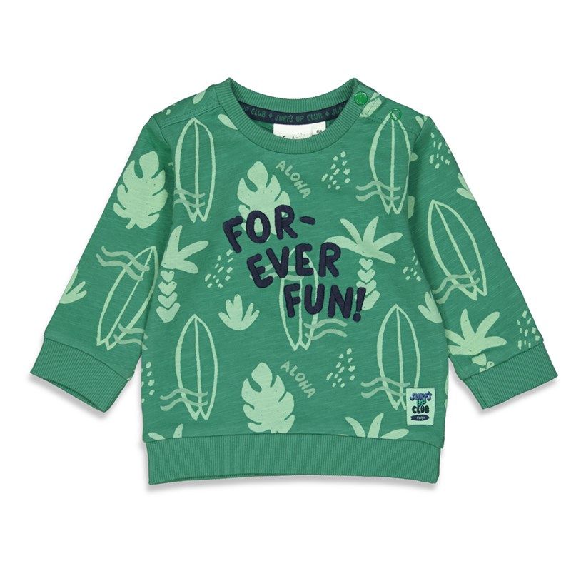 Feetje - Surf's Up Club Sweater Junge Sommer 2023 grün von Feetje