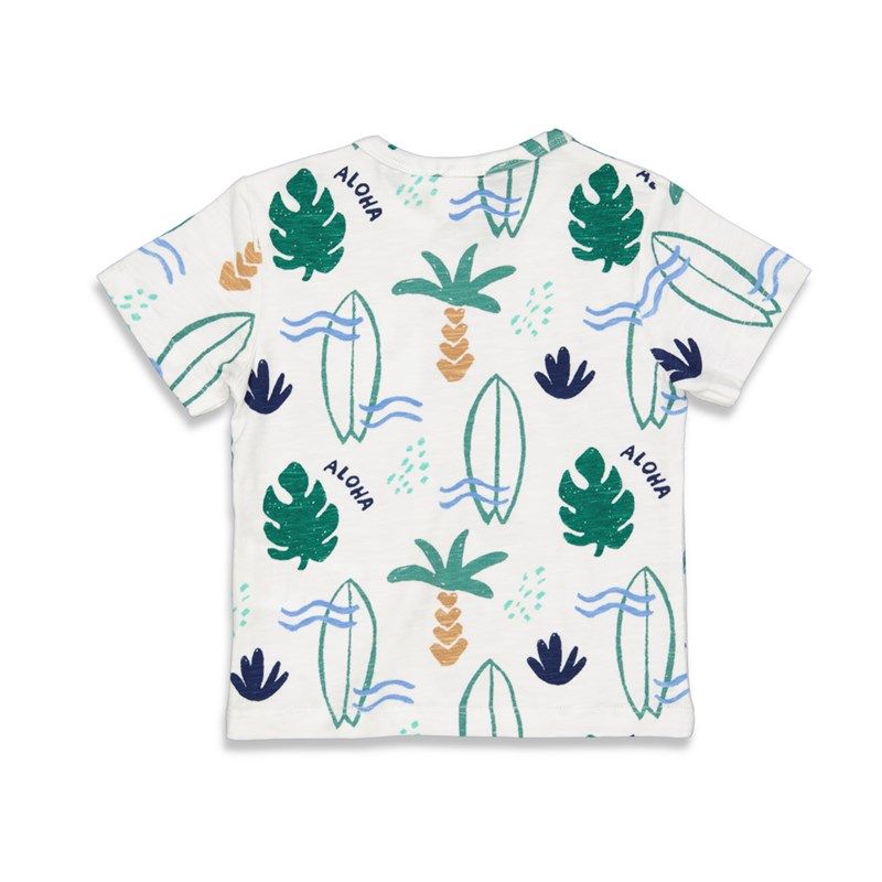 Feetje - Surf's Up Club T-Shirt Junge Sommer offwhite von Feetje