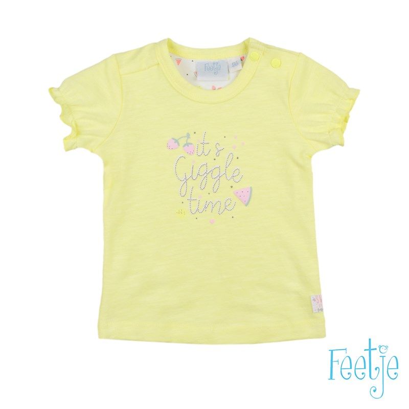Feetje Sweet by nature T-Shirt gelb Mädchen von Feetje