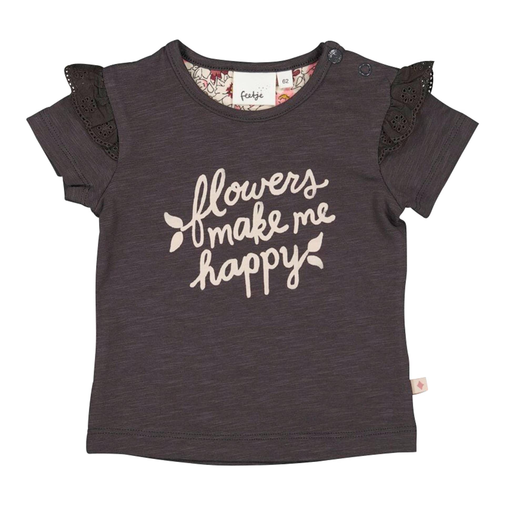 Feetje T-Shirt Flowers Stick-Rüsche von Feetje