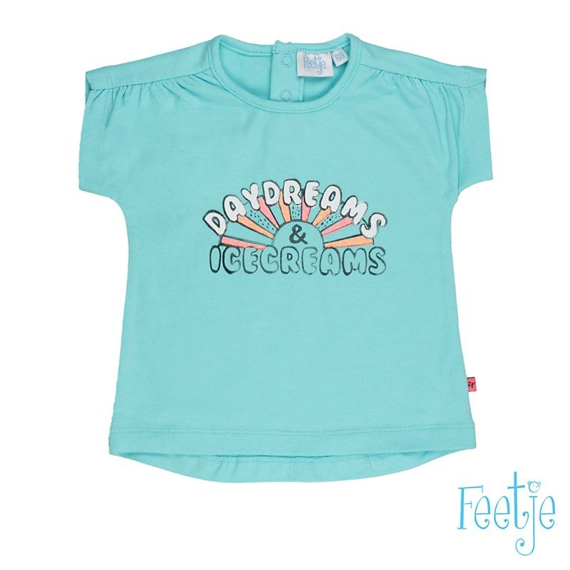 Feetje Tropical girl T-Shirt mint von Feetje