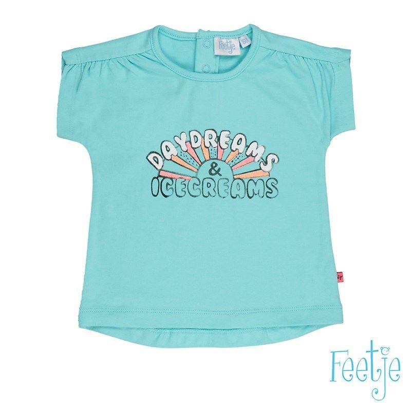 Feetje Tropical girl T-Shirt mint von Feetje